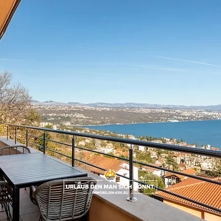 Schindler Luxury Penthouse - Sea View Terrace, Pool & Private Parking Abbázia