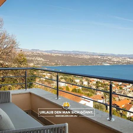Schindler Luxury Penthouse - Sea View Terrace, Pool & Private Parking Apartment Opatija