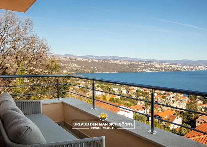 Schindler Luxury Penthouse - Sea View Terrace, Pool & Private Parking Appartement Opatija